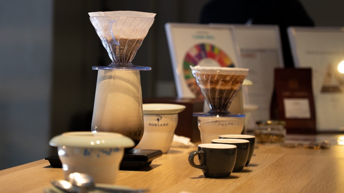 Detail of Coffee in Brew